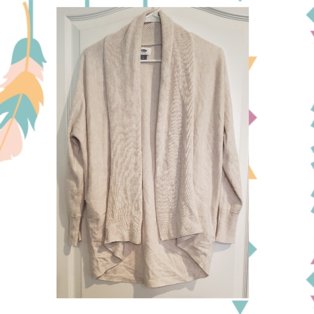 Old Navy cream color cardigan